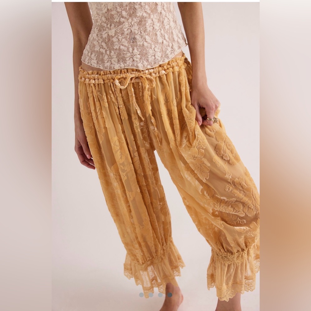 NWT FREE PEOPLE FOREVER YOUNG BURNOUT PANTS